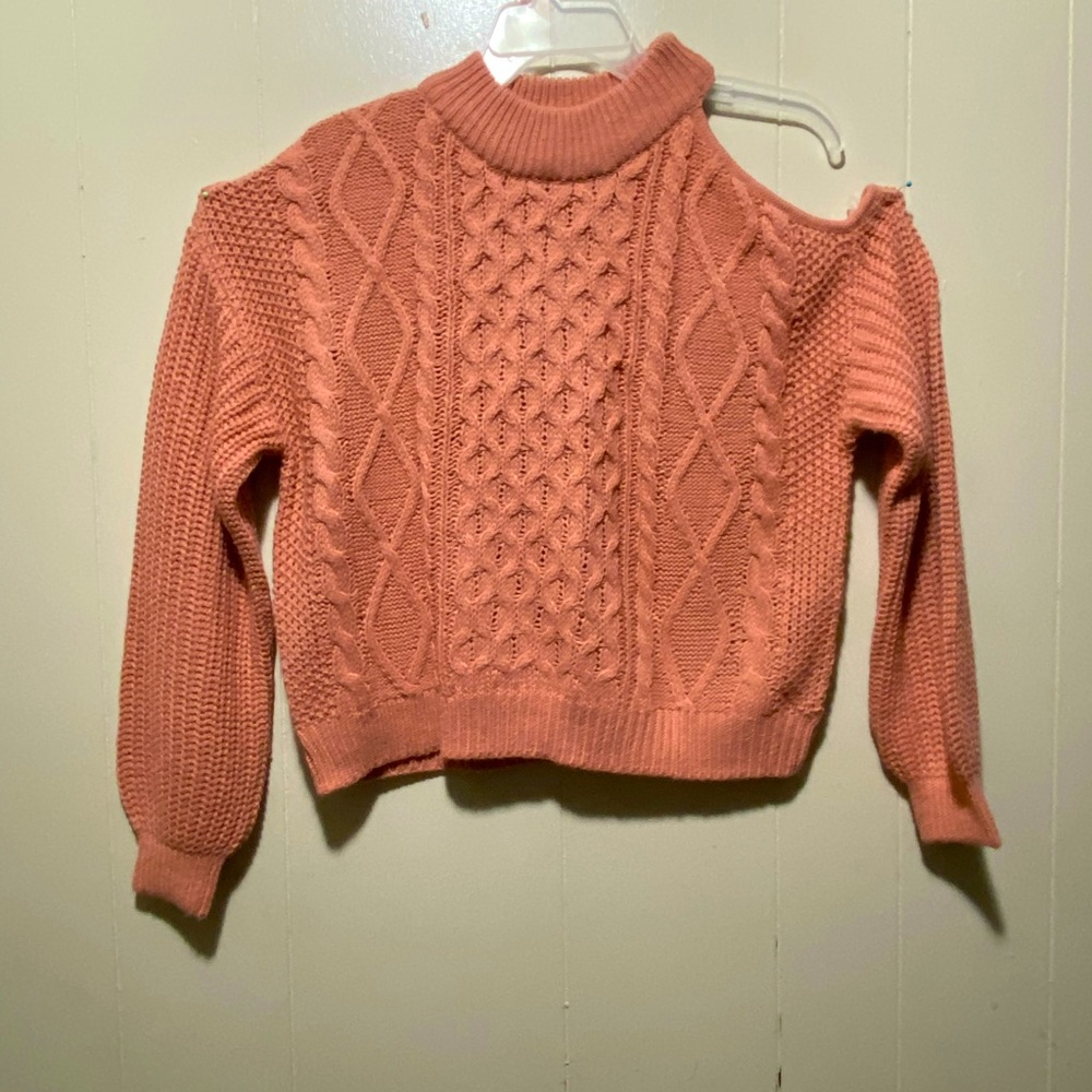 New Full Circle Trends peach sweater size L